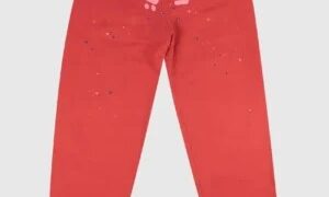 sp5der-number-555-sweatpants-red