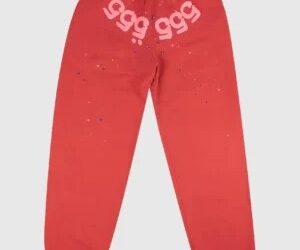 sp5der-number-555-sweatpants-red